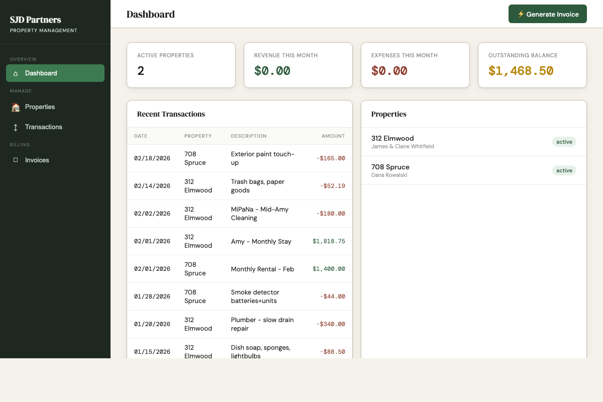 Property Management App preview